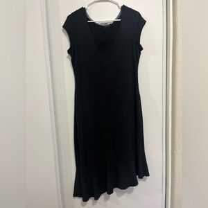 Athleta Crescendo Dress,‎ BLACK SIZE Large #929686 With Back Pocket